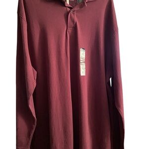 St. John's Bay Men's Deep Red Polo Shirt